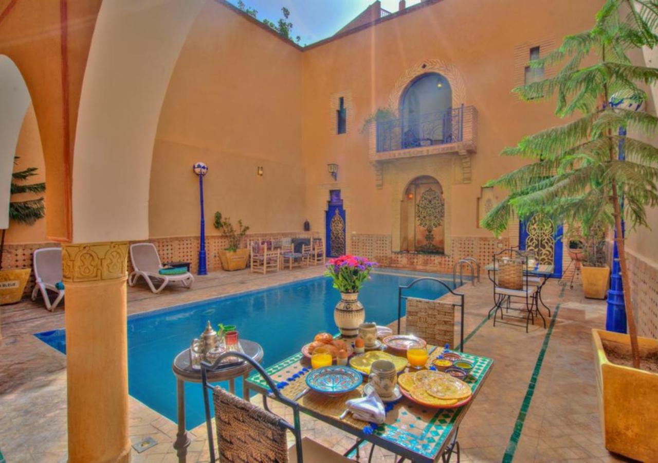 Riad la villa bleue Marrakesh Eksteriør billede