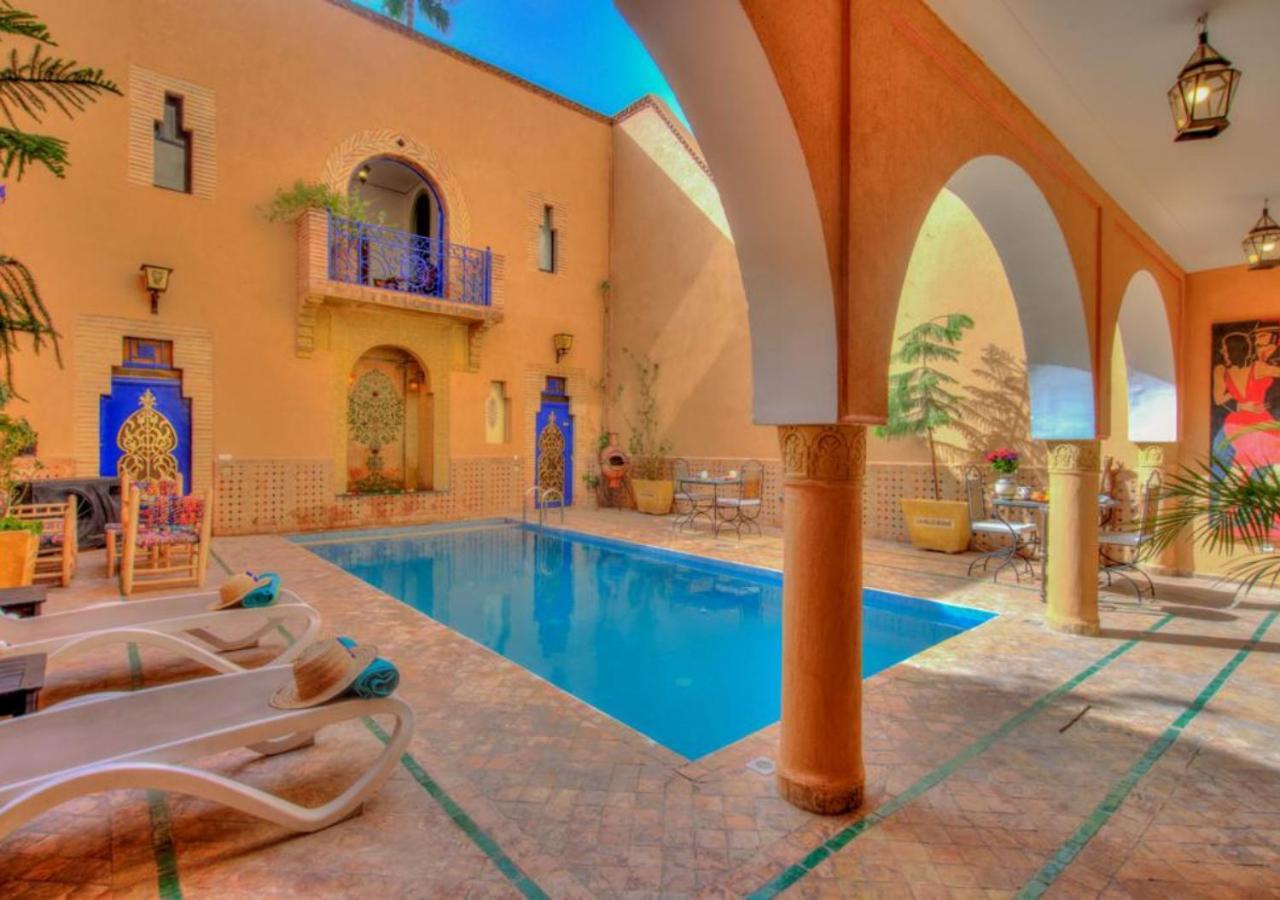 Riad la villa bleue Marrakesh Eksteriør billede