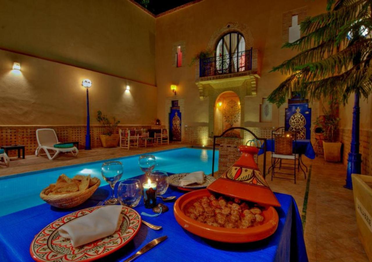 Riad la villa bleue Marrakesh Eksteriør billede