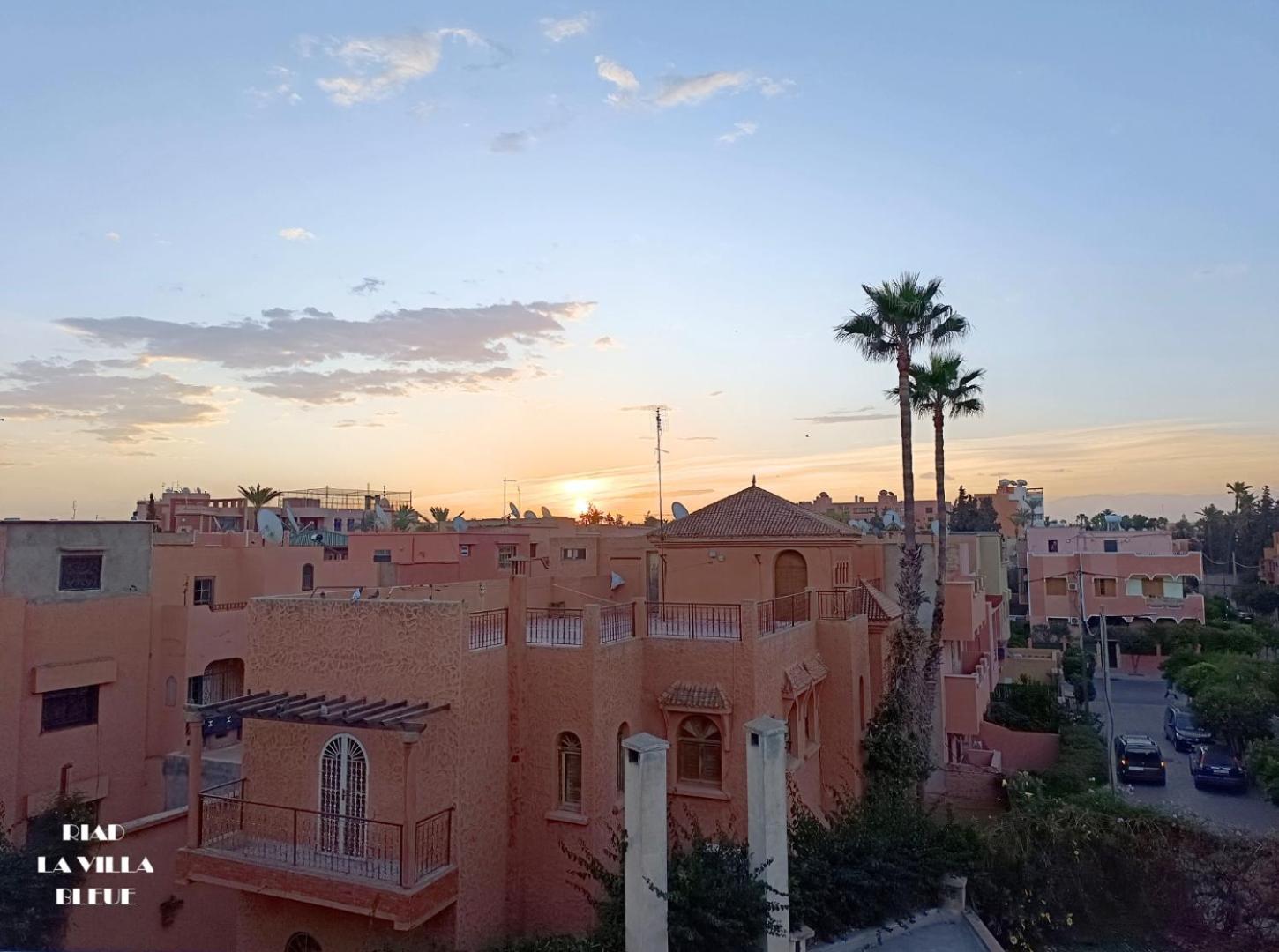 Riad la villa bleue Marrakesh Eksteriør billede