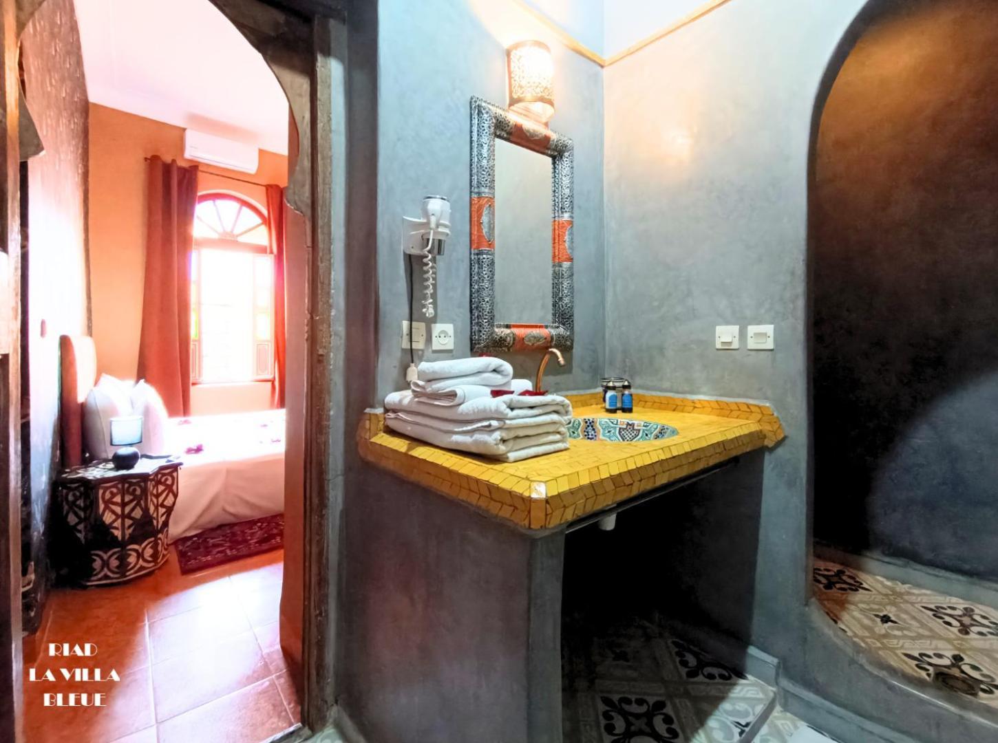 Riad la villa bleue Marrakesh Eksteriør billede