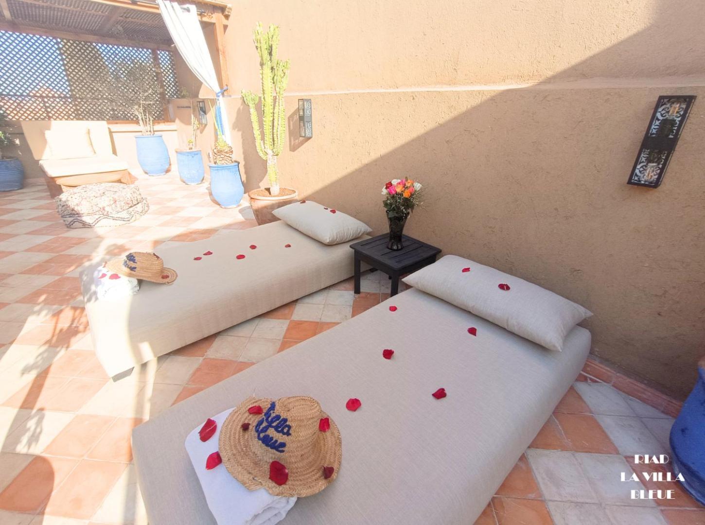 Riad la villa bleue Marrakesh Eksteriør billede