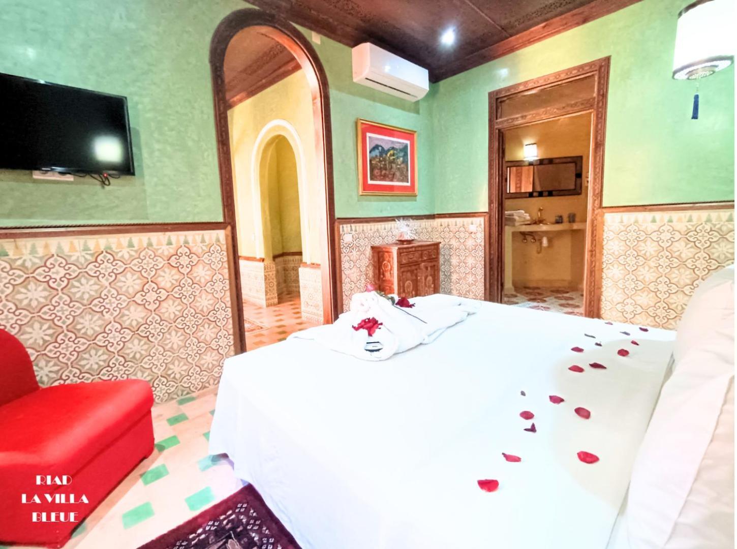 Riad la villa bleue Marrakesh Eksteriør billede