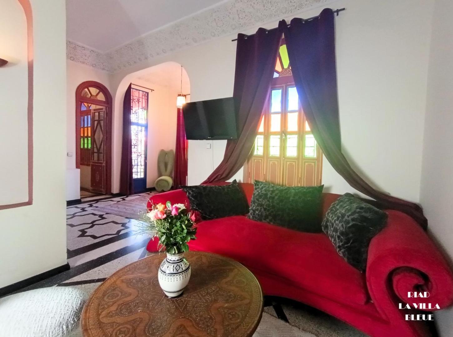 Riad la villa bleue Marrakesh Eksteriør billede